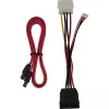 Inter-Tech ST-2523 Μαύρο Κουτί αποθήκευσης Μέταλλο Πλαστικό 9,7 mm