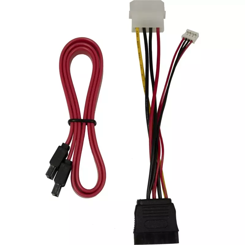 Inter-Tech ST-2523 Μαύρο Κουτί αποθήκευσης Μέταλλο Πλαστικό 9,7 mm