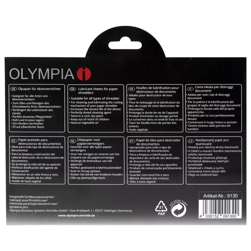 Λάδι λίπανσης Olympia 9130