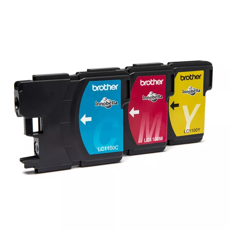 Brother LC1100RBWBPDR Μελανοδοχείο 3 τεμ. Γνήσιο Cyan, Magenta, Yellow