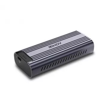 Lindy θήκη αποθήκευσης - M.2 - M.2 NVMe Card / PCIe 4.0 (NVMe)