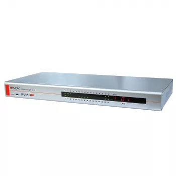 Lindy KVM Switch Cat-32 Combo, 32 θύρες, 1920 x 1200 pixel, ασημί