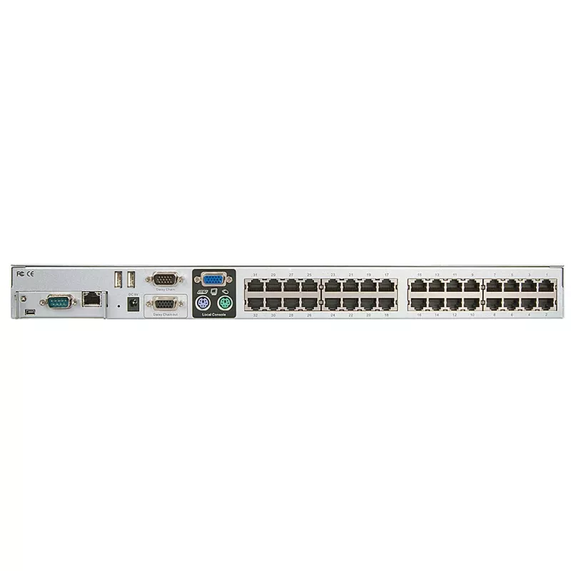 Lindy KVM Switch Cat-32 Combo, 32 θύρες, 1920 x 1200 pixel, ασημί