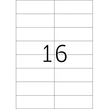Αυτοκόλλητη ετικέτα εκτυπωτή HERMA Labels Premium A4 105x37 mm
