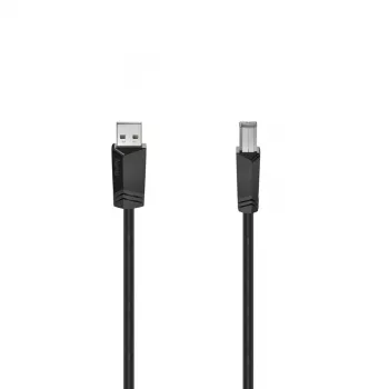 Hama 00200604 Καλώδιο USB USB 2.0 5 m USB A USB B μαύρο