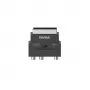 Hama 00205268 Προσαρμογέας καλωδίου βίντεο S-VHS 3 x RCA + SCART (21 ακίδων) μαύρο
