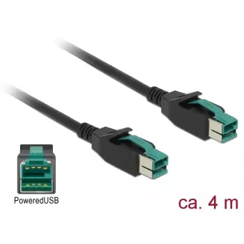 Καλώδιο τροφοδοσίας DeLOCK 85495 μαύρο 4 m PoweredUSB