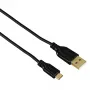 Hama 0,75m, USB2.0-A/USB2.0 Micro-B Καλώδιο USB USB A Micro-USB B Μαύρο