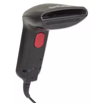 Manhattan Contact CCD Φορητός σαρωτής barcode, USB, πλάτος σάρωσης 60 mm, καλώδιο 152 cm, μέγιστο φως περιβάλλοντος 5.000 Lux (ηλιακό φως), Μαύρο, Τριετής εγγύηση