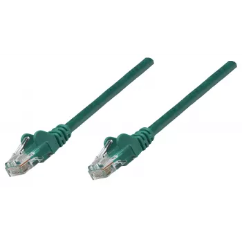 Intellinet καλώδιο δικτύου patch, Cat6, 1,5 m, πράσινο, χαλκός, S/FTP, LSOH/LSZH, PVC, RJ45, επιχρυσωμένες επαφές, προστατευτικό κάλυμμα, θωρακισμένο, εφ' όρου ζωής εγγύηση
