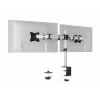 Durable SELECT Βάση οθόνης 509523 για 2 οθόνες, Βάση γραφείου, Ασημί