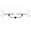 Durable SELECT Βάση οθόνης 509523 για 2 οθόνες, Βάση γραφείου, Ασημί