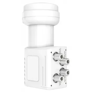 Hama 00205376 Μετατροπέας χαμηλού θορύβου (LNB) 10,7 – 12,75 GHz Λευκό