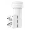 Hama 00205376 Μετατροπέας χαμηλού θορύβου (LNB) 10,7 – 12,75 GHz Λευκό