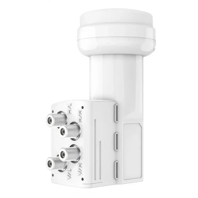Hama 00205376 Μετατροπέας χαμηλού θορύβου (LNB) 10,7 – 12,75 GHz Λευκό