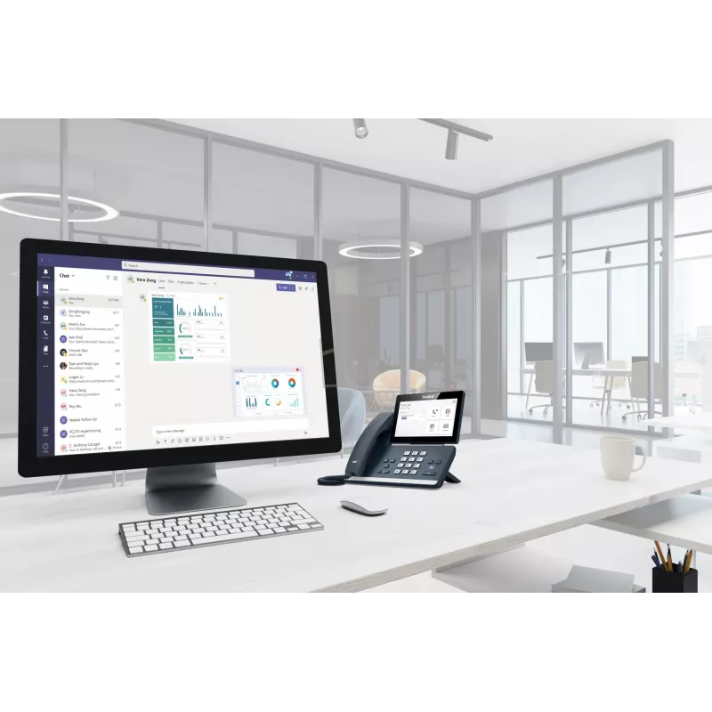 Yealink MP58 Microsoft Teams Edition, Τηλέφωνο IP, Γκρι, Ενσύρματο ακουστικό, Γραφείο, Android, Microsoft Teams
