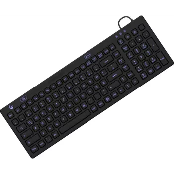 KeySonic KSK-6031INEL-B (DE) πληκτρολόγιο, βιομηχανικό, USB, QWERTZ, γερμανικό, μαύρο
