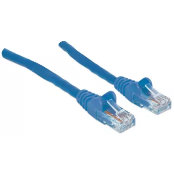 Intellinet Καλώδιο Δικτύου Patch, Cat6A, 7,5 m, Μπλε, Χαλκός, S/FTP, LSOH/LSZH, PVC, RJ45, επιχρυσωμένες επαφές, προστασία από τσάκισμα, με μπότα, εφ' όρου ζωής εγγύηση