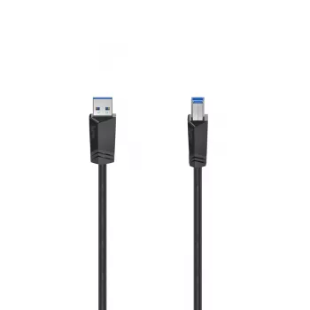 Hama 00200625 Καλώδιο USB USB 3.2 Gen 1 (3.1 Gen 1) 1.5 m USB A USB B Μαύρο