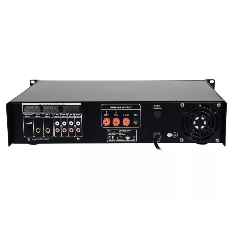 Ενισχυτής ήχου Omnitronic 80709630 Performance/Σκηνή Μαύρο