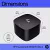 HP Thunderbolt Dock 280W G4 Ενσύρματος σταθμός σύνδεσης Thunderbolt 4 Μαύρο