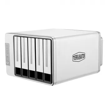 TerraMaster F5-422 NAS/Διακομιστής αποθήκευσης Desktop Intel® Celeron® J3455 4 GB DDR3 0 TB Γκρι