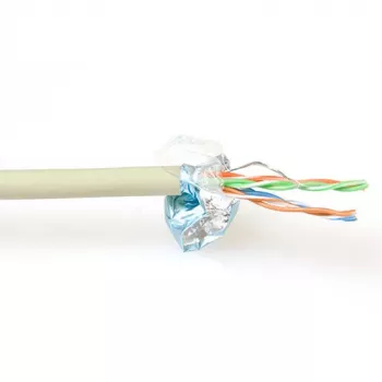 Καλώδιο patch ACT CAT5E F/UTP LSZH λεπτόκλωνο εκρού 500m