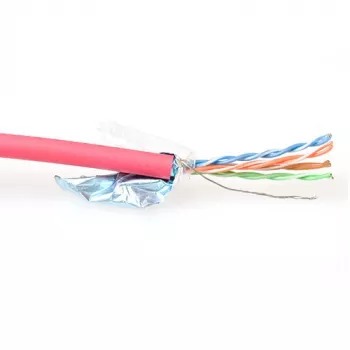 Καλώδιο patch ACT CAT5E F/UTP LSZH λεπτόκλωνο κόκκινο 500 m μήκος καλωδίου 500 m