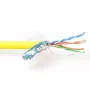 Καλώδιο patch ACT CAT5E F/UTP LSZH λεπτόκλωνο κίτρινο 500m