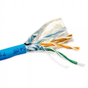 Καλώδιο patch ACT CAT5E F/UTP LSZH λεπτόκλωνο μπλε 500 m μήκος καλωδίου 500 m