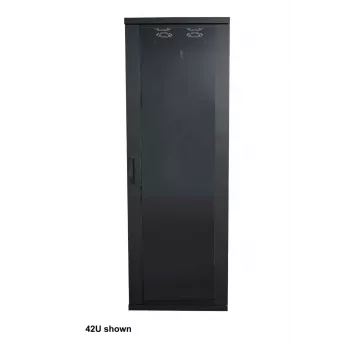 Intellinet βάση δικτύου 19 ιντσών – ελεύθερη (Basic), 32HE, 600 x 800 mm (πλάτος x βάθος), μαύρο, Flatpack, μέγ. 600 kg, κλείδωμα πόρτας ενός σημείου, ένα κλείδωμα ανά πλαϊνό τοίχωμα, ωφέλιμο βάθος 123 έως 573 mm, rack, IP20, χάλυβας