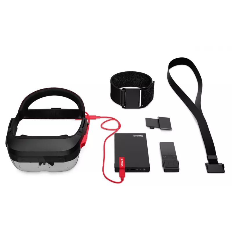 Lenovo ThinkReality A6 Αποκλειστική συσκευή προβολής κεφαλής 380 g Μαύρο
