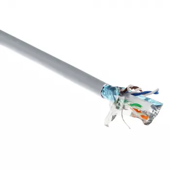 ACT CAT6A F/UTP καλώδιο εγκατάστασης, PVC, AWG 23, CPR: B2ca, 500 m