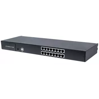 Intellinet Αρθρωτός διακόπτης KVM CAT5 VGA 16 θυρών, για χρήση με τους κωδικούς προϊόντων 507622, 507738, 507981, 507998, 508025, 508032, 508049 & 508056