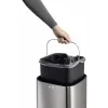 Durable TOUCH 21L Ορθογώνιο ανοξείδωτο χάλυβας μαύρο ασημί