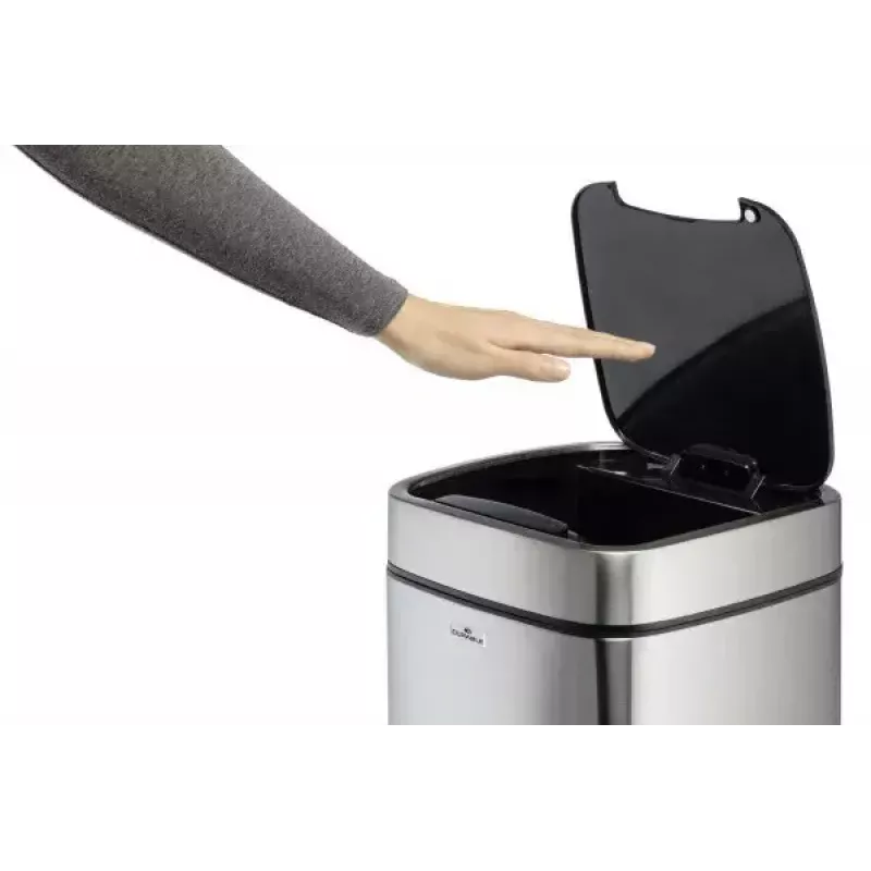 Durable TOUCH 21L Ορθογώνιο ανοξείδωτο χάλυβας μαύρο ασημί