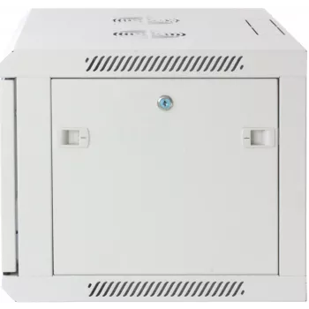 Intellinet Ερμάριο δικτύου 19 inch – επιτοίχια τοποθέτηση (Standard), 6U, βάθος 450 mm, γκρι, συναρμολογημένο, max. 60 kg, κατάλληλο και για τοποθέτηση σε τραπέζι ή δάπεδο, ωφέλιμο βάθος 350 mm, πόρτα μετάλλου & γυαλιού, πίσω τοίχωμα, αφαιρούμενα πλαϊνά τοιχώματα, εξαρτήματα για επιτοίχια τοποθέτηση (π.χ. βίδες/ούπα) δεν περιλαμβάνονται