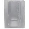 Intellinet 19 inch Network Cabinet - Wall Mount (Standard), 9U, 600mm Deep, Grey, Flatpack, Max 60kg, Suitable also for use on desk or floor, Usable Depth 410mm, Metal & Glass Door, Back Panel, Removeable Sides, Parts for wall install (eg screws/rawl plugs) not incl