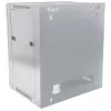 Intellinet 19 inch Network Cabinet - Wall Mount (Standard), 9U, 600mm Deep, Grey, Flatpack, Max 60kg, Suitable also for use on desk or floor, Usable Depth 410mm, Metal & Glass Door, Back Panel, Removeable Sides, Parts for wall install (eg screws/rawl plugs) not incl