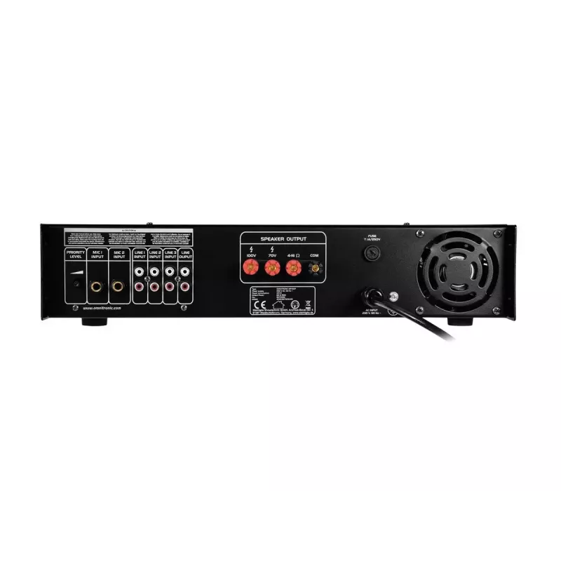 Ενισχυτής ήχου Omnitronic 80709611 Performance/Stage μαύρο