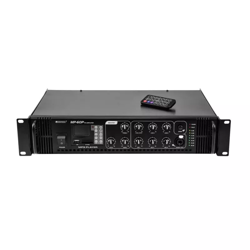 Ενισχυτής ήχου Omnitronic 80709611 Performance/Stage μαύρο
