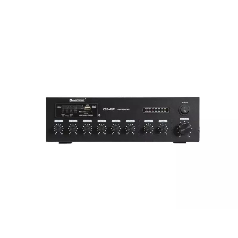 Ενισχυτής ήχου Omnitronic 80709605 Performance/σκηνή μαύρο