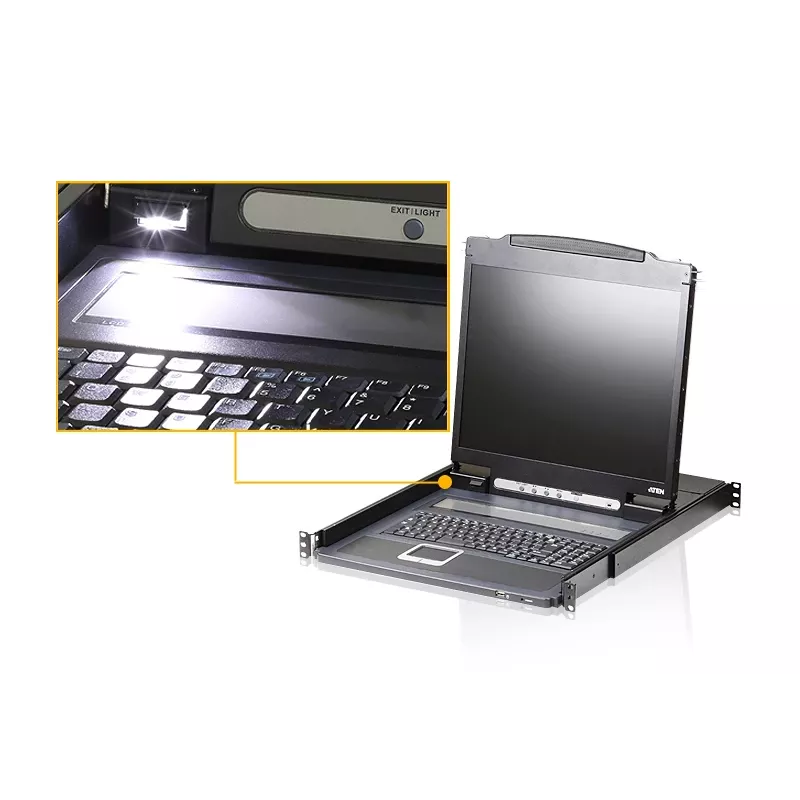 ATEN CL3000N 19 ιντσών Ελαφρύ LCD KVM Κονσόλα rack