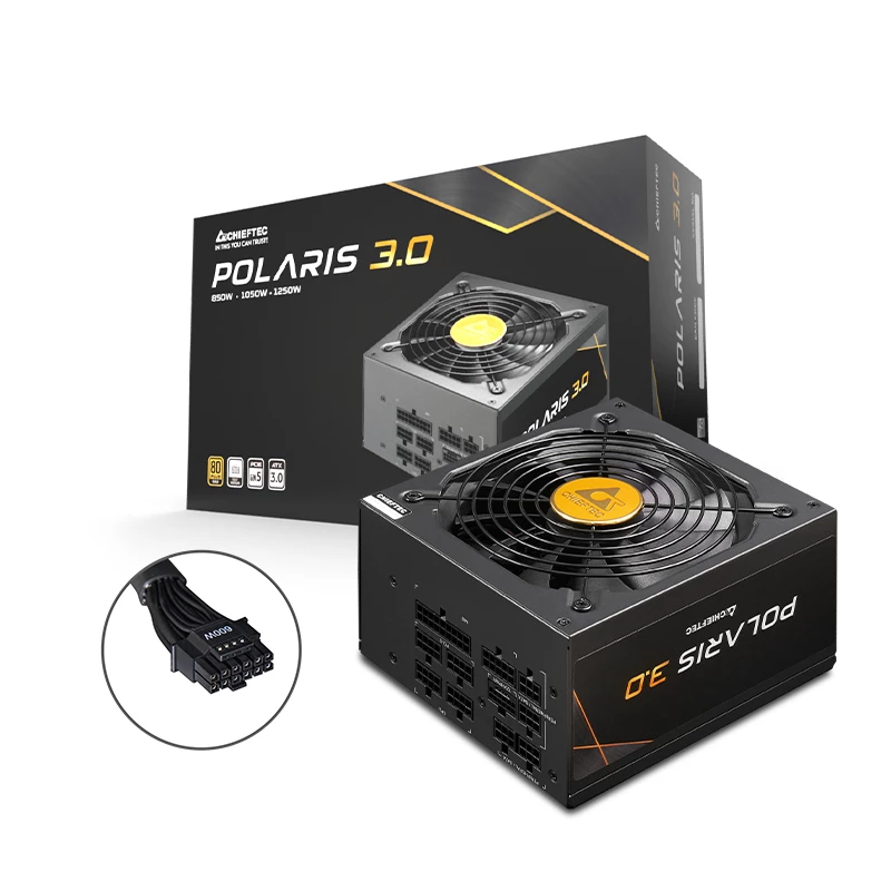 Chieftec Polaris 3.0 1050W Τροφοδοτικό 20+4 Pin ATX ATX Μαύρο