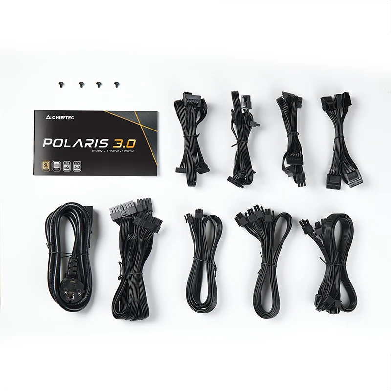 Chieftec Polaris 3.0 1050W Τροφοδοτικό 20+4 Pin ATX ATX Μαύρο