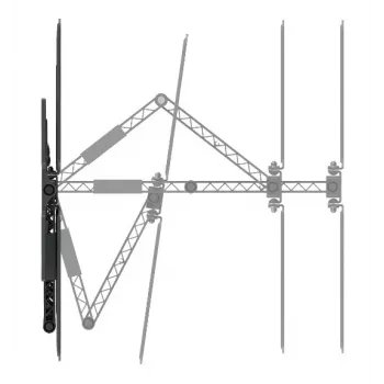 Hama 00220852 βάση στήριξης τηλεόρασης σε τοίχο 2,29 m (90 ίντσες) μαύρο