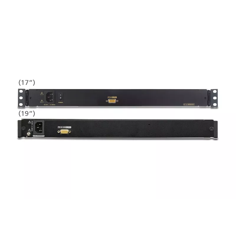 ATEN CL1000N KVM-Switch Τοποθέτηση σε rack Μαύρο