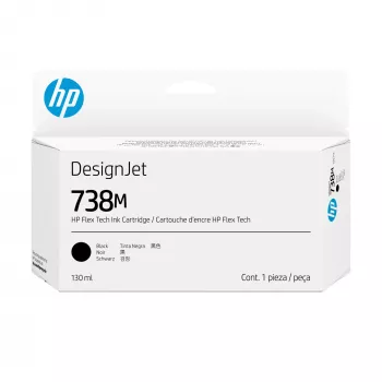 HP 738M 130 ml Μαύρο Μελανοδοχείο DesignJet Κεφαλή εκτύπωσης θερμικού ψεκασμού