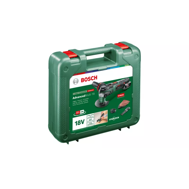 Bosch AdvancedMulti 18 επαναφορτιζόμενο πολυεργαλείο με 1 x μπαταρία PBA 18V 2.5 Ah