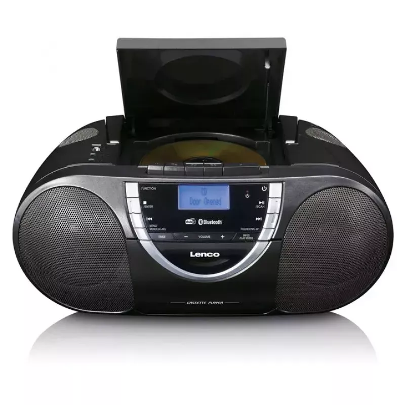 Προσωπικό CD player Lenco SCD-600 μαύρο ασημί DAB+ FM PLL